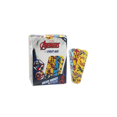 Bandage Plstc Stat Strip 3/4x3" Black Panther/Captain America/Ironman LF 100/Box, 12 BX/CA - Surgical Supplies NY